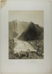 Terni: Marble Falls, deska dvacet z Italie Monumentale et Pittoresque
