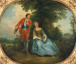 Spící pastýřka, asi 1730