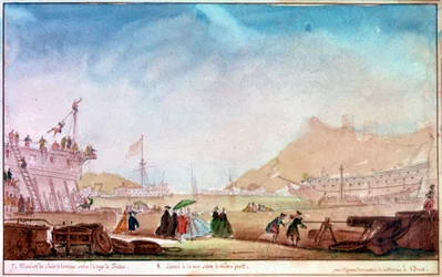 Přístav Brest, c1750-1810