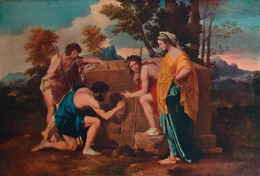 Et in Arcadia ego Les bergers dArcadie neboli The Arcadian Shepherds, 1637-1638, 1911