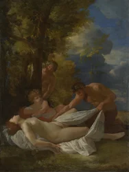 Nymph with Satyrs, asi 1627
