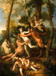 Pan a Syrinx, 1637