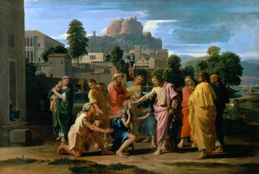 Slepý z Jericha aneb Kristus uzdravující slepce, 1650