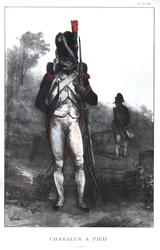 Napoleonské války, francouzská armáda, pěší velitel císařské gardy v plném oblečení, 1845