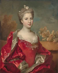 Portrét Louise de Rohan, vévodkyně z Montbazonu, 1704-1780, 1725-1730