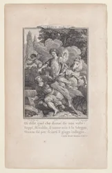 Canto 42, místnost 64, od Orlanda Furioso, 1774., 1774.