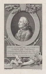 Portrét Louise Elisabeth de La Vergne, Comte de Tressan, 1783-92., 1783-92.
