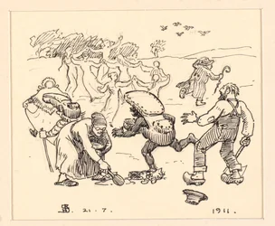 Ilustrace k filmu "Tlustá kočka"