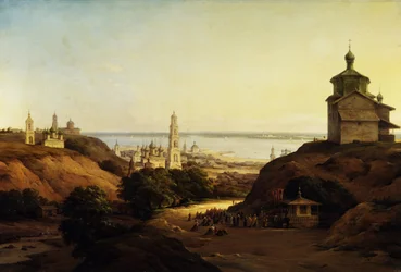 Pohled na Yuriev-Povolzhsky, 1851