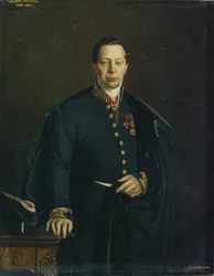 Portrét umělce Pyotr Basin 1794-1881, 1857