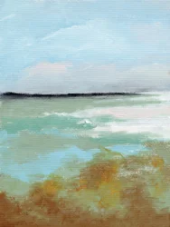 Klidný pobřežní horizont