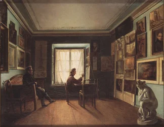 Malířské studio, 20. léta 19. století