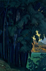 N.K.Roerich, Ašram, Cejlon