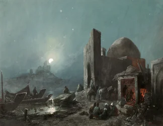 Scéna ze života ve střední Asii, 1887.