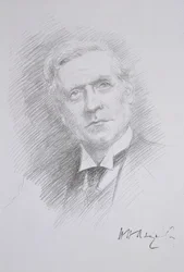 Portrét Herberta Henryho Asquitha (1881-1947), z alba na Entente Cordiale, 1909