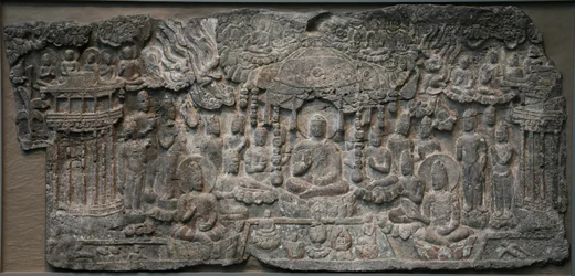 Western Paradise, Handan, provincie Hebei, 550-577 (vápenec se stopami pigmentu)