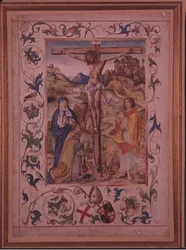 Kristus na kříži (vellum)