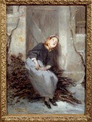 Dřevěný nosič Obraz od Octave Tassaerta (1800-1874) 1855 Caen, Museum of Fine Arts