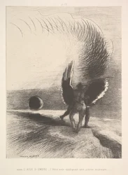Ve stínu křídla černý tvor kousl, 1891.