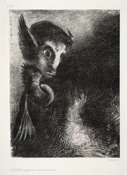Noc: Chimera zírala na všechny věci se strachem, 1886.