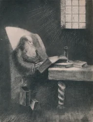 Čtenář, kolem 1892, 1946
