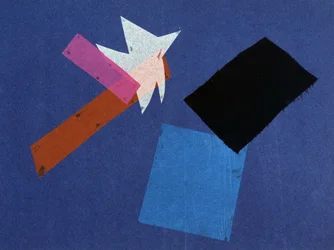 Universal War: Collage dílo Olgy Rosanové, leden 1916