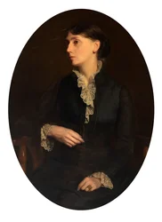 Portrét Fidelia Bridges, n.d.