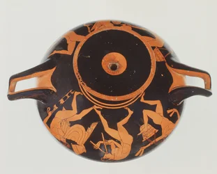 Attic Červenofigurový kylix, 500-450 př. n. l. (keramika)
