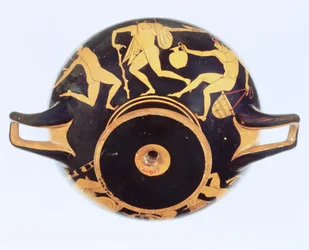 Attic Červenofigurový kylix, 500-480 př. n. l. (keramika)
