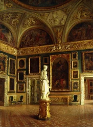 Pokoj v paláci Pitti (olej na plátně)