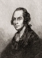 Aaron Burr, Jr., z Historie naší země, publikoval 1905 (dřevoryt)