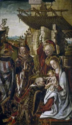 Klanění tří králů, c. 1490-1499