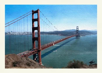Výhled na záliv Golden Gate