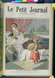 Červená karkulka aneb Francie ztrácí Fachodu ve prospěch Anglie, ilustrovaná titulní strana z „Le Petit Journal“, 20. listopadu 1898