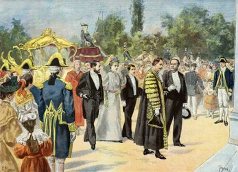 Sir Joseph Renals na návštěvě Bordeaux