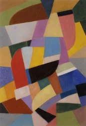 Složení; Komposition, cca 1935-1937 (pastel na papíře)