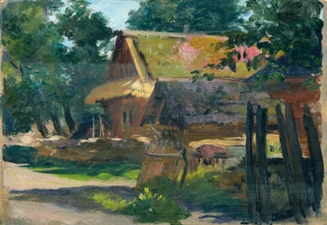 Dvě doškové chaloupky