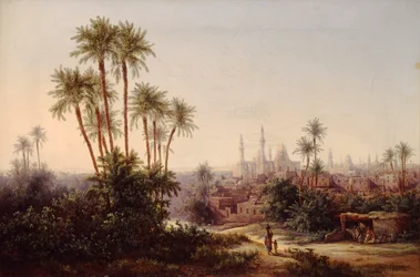 Pohled na Káhiru, 1867.