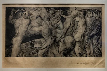 Dante a Vergilius v pekle