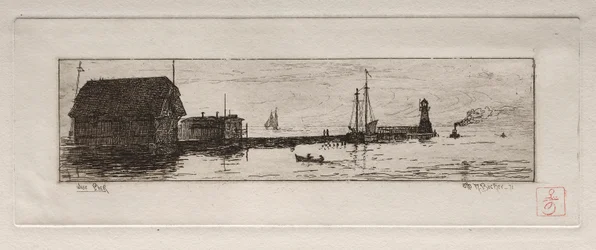 West Pier, Cleveland, 1878.