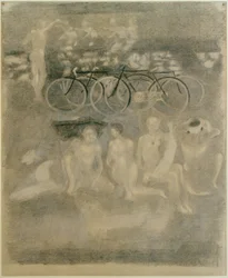 Odpočívající cyklista