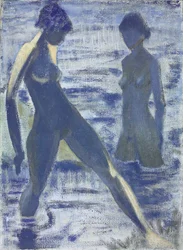Koupající se, kolem roku 1927