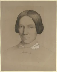 Portrét Emilie Scholdererové, matky umělce, zepředu