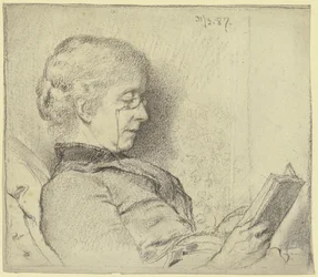 Luise Scholdererová při čtení