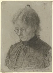 Luise Scholdererová čtoucí