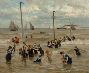 Koupání u moře, 1876.