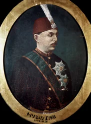 Osmanská říše: Portrét sultána Muhammada Murada (10-40) "Malba. . Istanbulská knihovna pivovaru Topkapi