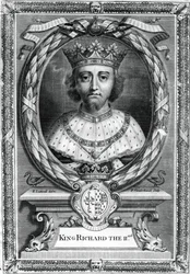 Richard II., anglický král.
