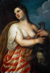 Judith s hlavou Holofernes, před 1636