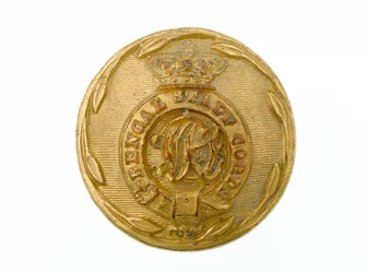 Button, Bengal Staff Corps, 1876-1891